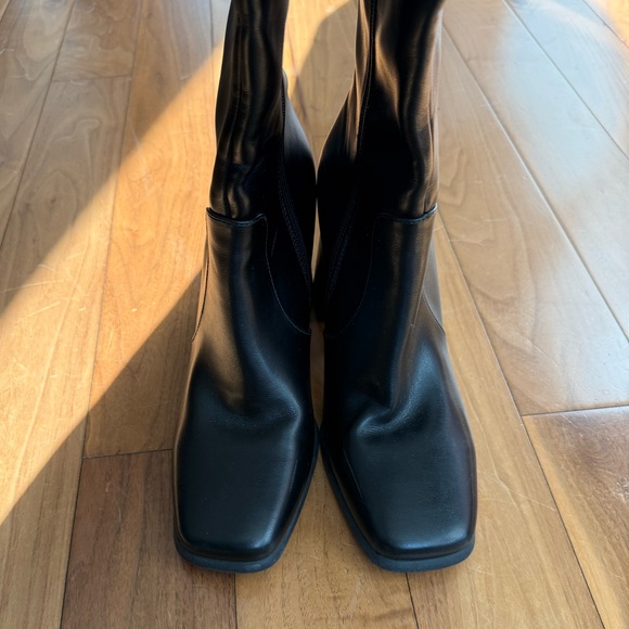 Over-the-Knee Black Block Heel Boots for Women - Picture 8 of 8